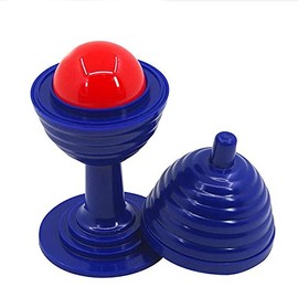 SUMAG Magic trick for kids,1set Ball and Vase (Height 3.94inch) Disappearing and Reappearing Ball Magic Tricks Gimmick Props Accessories Comedy
