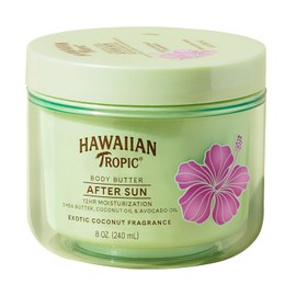 Hawaiian Tropic After Sun Hydrating Body Butter, Exotic Coconut, 8 ounce