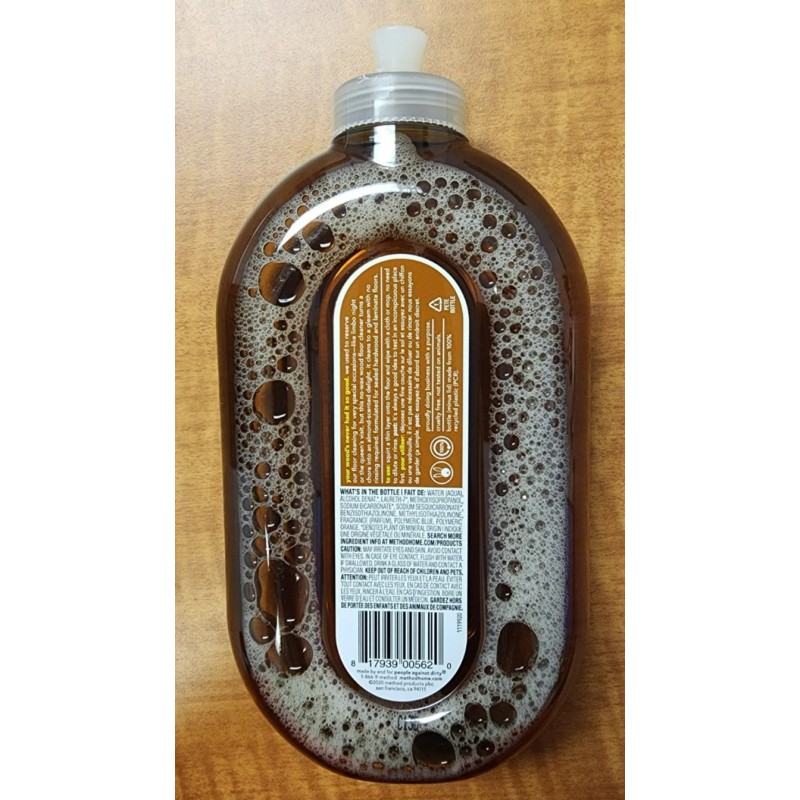 Method 6 Method Hardwood Floor Cleaners, Almond Scent, 25 oz