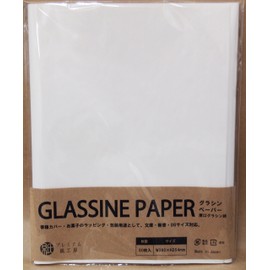 Glassine Paper W15.0 x H10.0 inches (W380 x H254 mm), Pack of 50