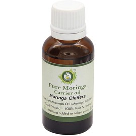 R V Essential Pure Moringa Carrier Oil 50 ml (1.69 oz) - Moringa.oleifera (100% Pure and Natural Cold Pressed) Pure Moringa Carrier Oil