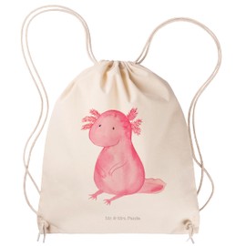 Mr. & Mrs. Panda Axolotl Sports Bag, White