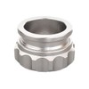 VideoPUP 2inch Aluminium Alloy Oil Fuel Tank Cap,Silver Weld On