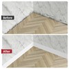 JSIWOTH 16.4Ft Vinyl Baseboard Molding Trim, Flexible Peel and Stick