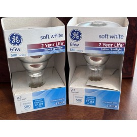 GE - 65w - Soft White - Indoor Floodlights - BR30 - 2 Pack - 26806