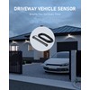CO-Z Vehicle Exit Sensor Kit, Wired Driveway Gate Exit Wand