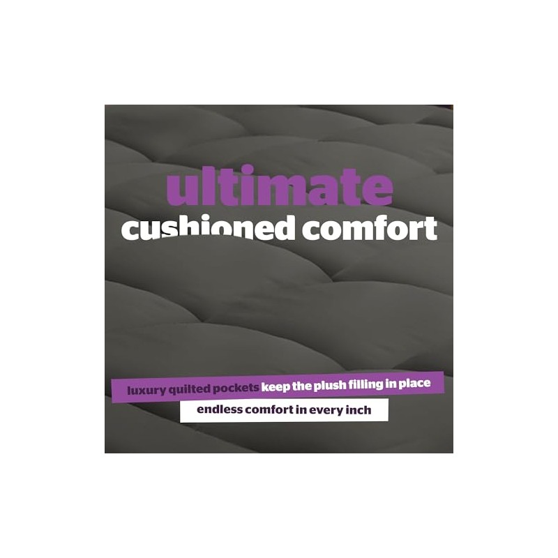 Silentnight 10cm Mattress Topper Double Bed Ultimate Deep Sleep -