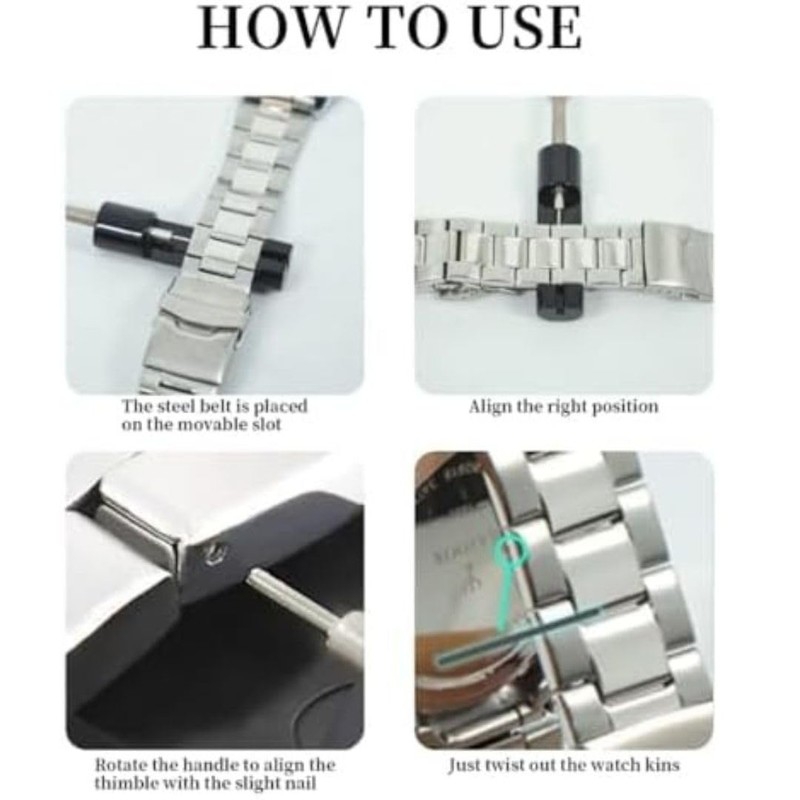Watch strap removal tool, Strap Adjustment & Link Removal Tool
