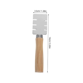 Tofficu Manual Woodworking Push Stick Durable Edge Trimming Tool for Precise Cutting Safe Splitting of Firewood for Log Splitter Wood Working Projects