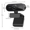 1080P Webcam with Microphone – HD Webcam for Computer, Laptop,