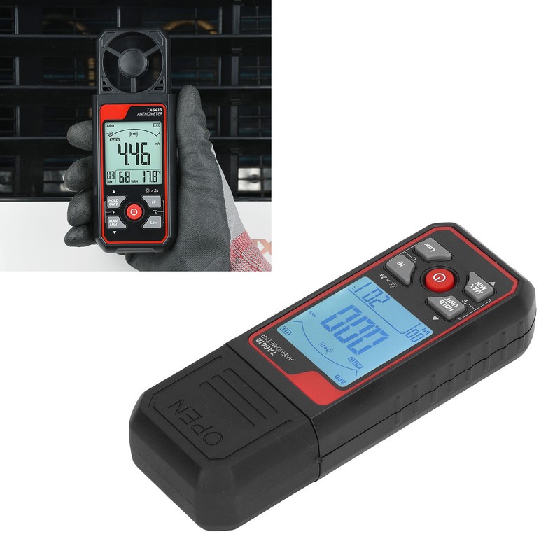 8 Blades Digital Anemometer High Accuracy Handheld Wind Speed Meter