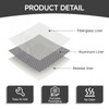 MOLLOR 19 PCS Wall Repair Patch Kit, Aluminum Drywall Repair