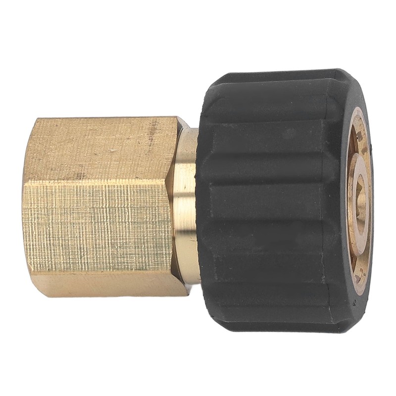 Pressure Washer Adapter Brass Rubber Anti Corrosion G1/4in to M22