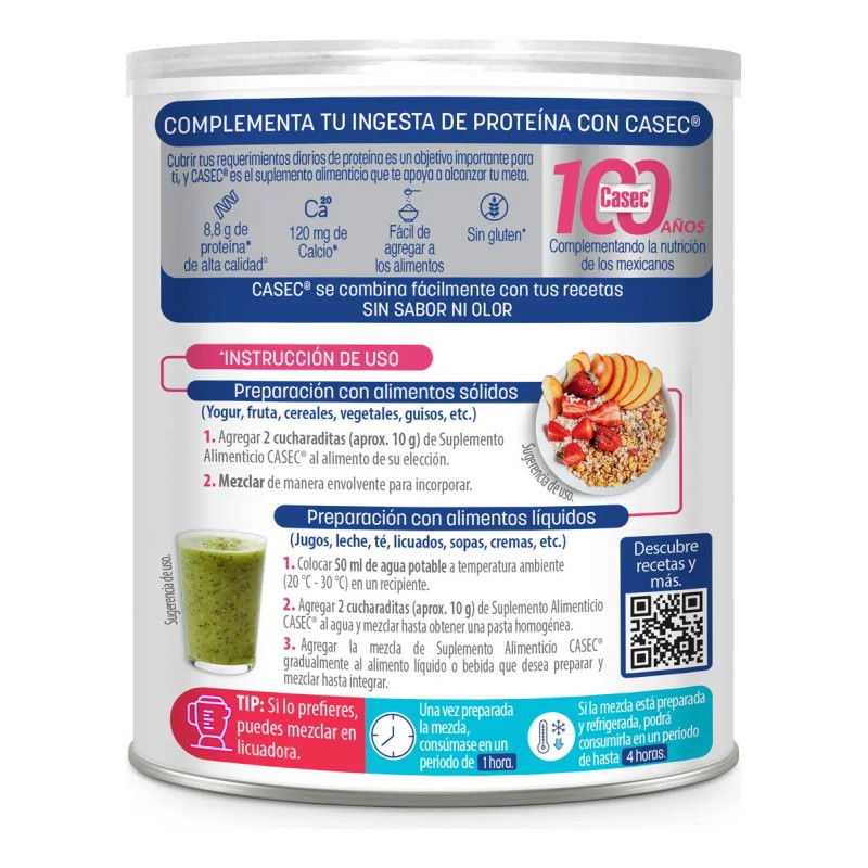 Suplemento Alimenticio Casec Lata 100g