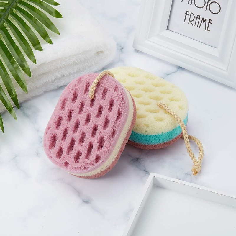 Esponja de baño Boao 5 pzs – Suave, exfoliante y