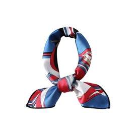 mairy Headscarves for Women's Hair Women's Large Square Scarf Silk Super Soft Neckchief Hair Scarves Retro Printed Headscarf for Ladies GBS05086