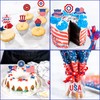 100Pcs 4th of July Stickers Vinyl Waterproof Patriotic Stickers American