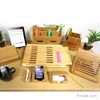 Woodquail Desk Business Card Holder, Made of Natural Bamboo