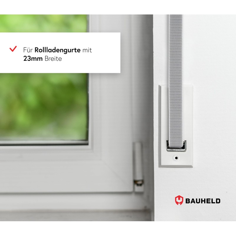 BAUHELD® Roller Shutter Belt Winder Flush-Mounted [Made in Germany] -