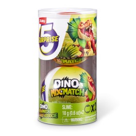 5 Surprise ZURU Dino Mix & Match (2 Capsules) Collectable Unpacking Toys for Boys from 3 Years Old Toys to Combine, Gift Novelty for Children