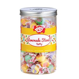 18 oz. Canister (Lemonade Stand) Salt Water Taffy - Gourmet by Taffy Town