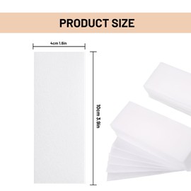 400 Pcs Non-Woven Wax Strips for Arms, Legs,Chest, Back, Underarms & Face Hair Removal,Waxing Strips,Wax Paper Gentle & Effective!