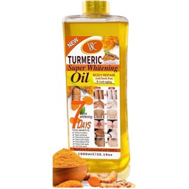 Turmeric Oil Super Whitening Face & Body Moisturizer Nourishing Anti-aging Correct Spots Wrinkle Skincare Essential oil 1000ML/35.19