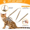 SALFSE Tactical Cat Harness and Leash Set for Walking Escape
