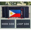 2 PCS Philippines Flag Hook and Loop Emblem Applique Badge