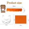 Pack of 6 Cat Masks, Therian Cat Mask, DIY Masks,
