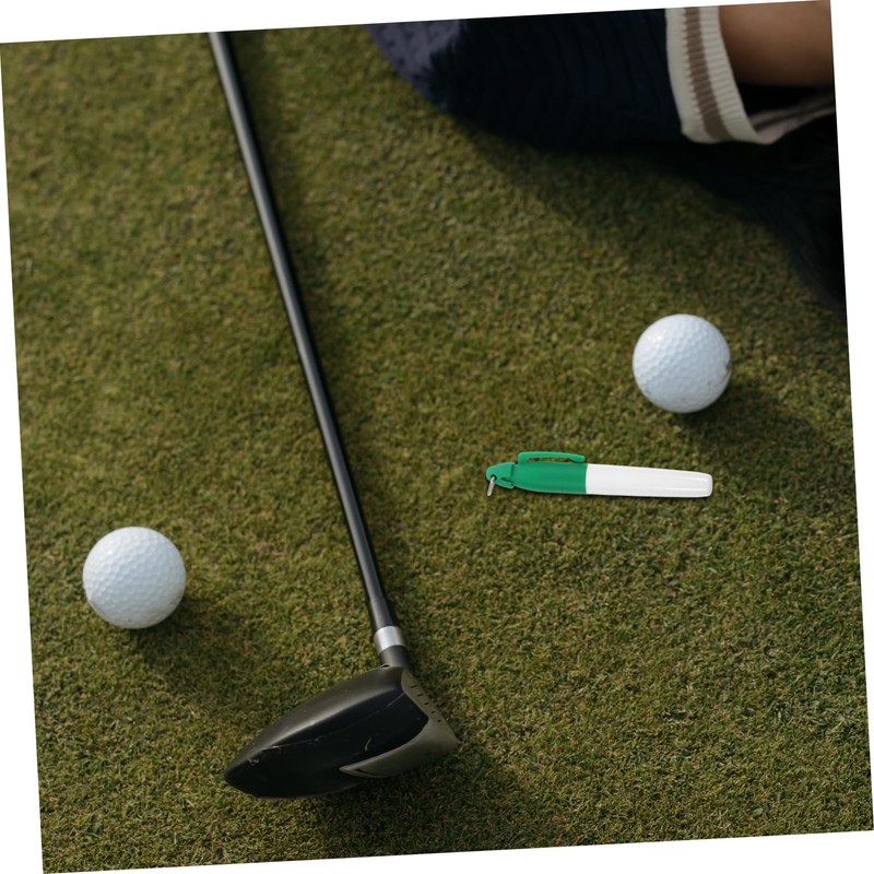 BESPORTBLE 4pcs Golf Line Pen Reusable Plastic Ball Markers Golfing