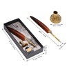 Feather Pen Exquisite Vintage Elegant Stainless Steel Smoothly Writing Wear