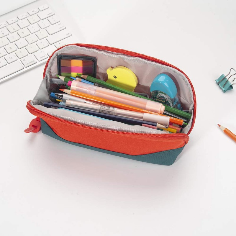 Sooez Wide-Opening Pencil Pen Case, Lightweight & Spacious Pencil Pouch