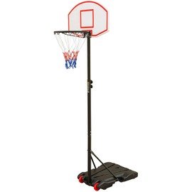Basketball Hoop for Kids Portable Height-Adjustable [6.5FT - 8 FT] Sports Backboard System Stand w/Wheels