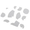11pcs Elephant Template Ruler Set Acrylic Quilting Template Cutting Set