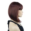 Lydell 10" Short Straight Bob Hair Wigs with Bangs Synthetic