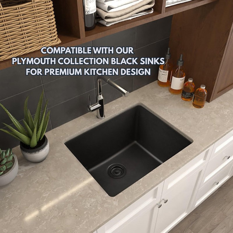 Nantucket Sinks 3-1/2 Basket Strainer Kitchen Drain Assembly Kit for