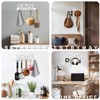 SirHoldeer Key Holder Home Sweet Home White with 10 Hooks,