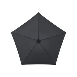 Amvel Pentagon72 Ultra Lightweight Folding Umbrella 2.5 oz (72 g) Black