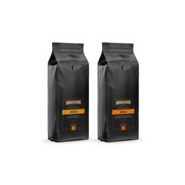 Abbotsford Road - Specialty Coffee Variety Pack, Espresso Gourmet Roasted Coffee Beans, Ideal for Cold Brew, Drip, Aeropress, Pour Over or Percolator, Includes Two 12oz Bags (Crema | Forza, Whole Bean)
