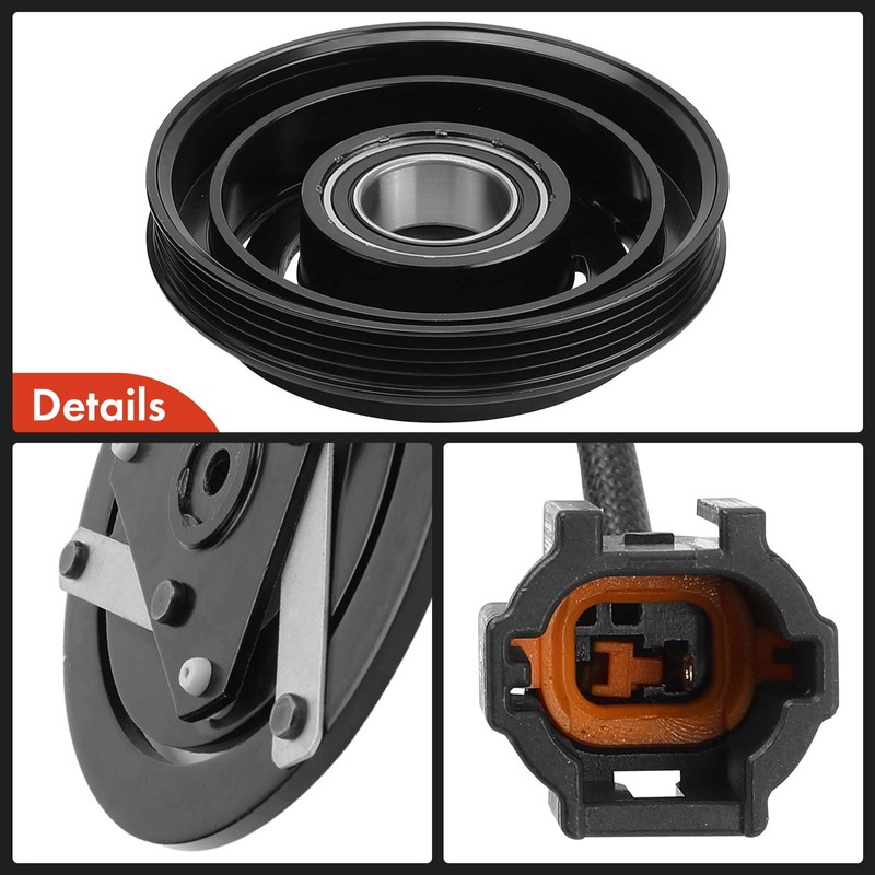 A-Premium Air Conditioner AC Compressor Clutch Kit Compatible with Nissan