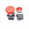 22mm NC Red Mushroom Emergency Stop Push Button Switch 600V