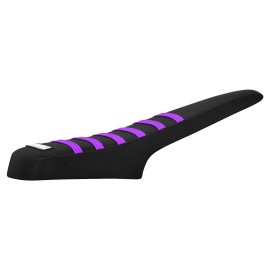 Enjoy Mfg Super73 Z-Series Z1, ZX, Z Miami eBike Seat Cover - BLACK w/ PURPLE Ribs #378