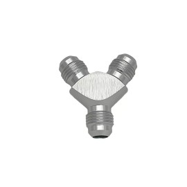 HRC Male Flare Coupling 6AN to 2 x 6AN Union Y Block Splitter Hose Adapter Fitting