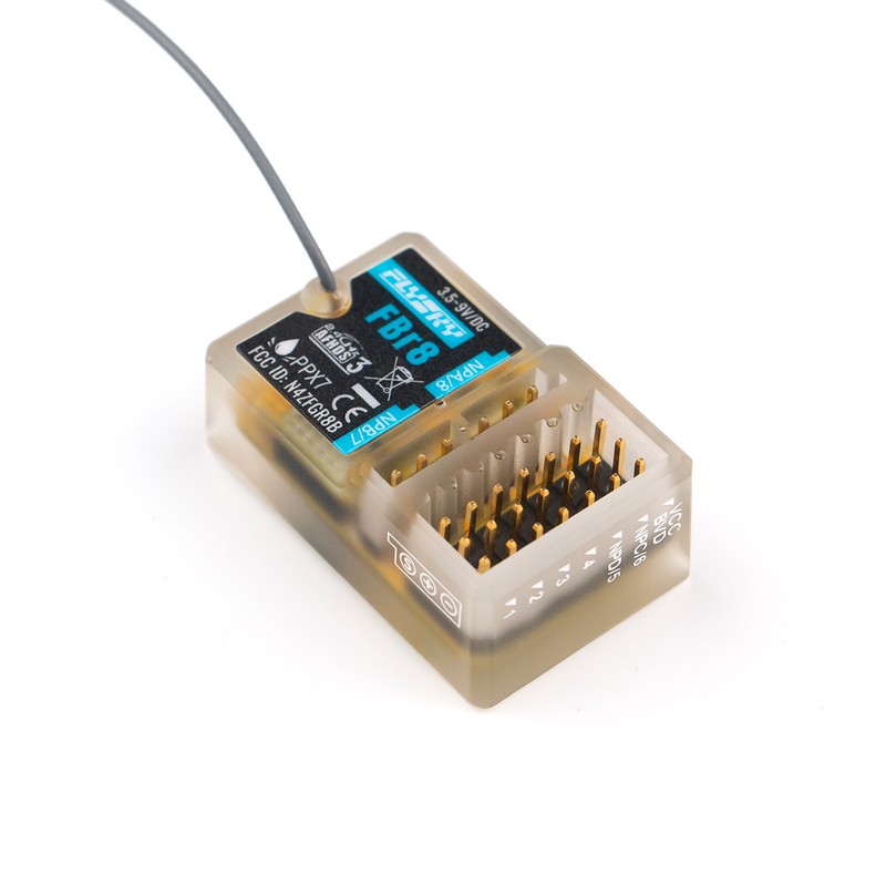 Flysky FBr8 2.4GHz 8CH Receiver AFHDS 3 System Supports Single