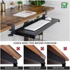 Keyboard Tray Under Desk Pull Out with Extra Sturdy C