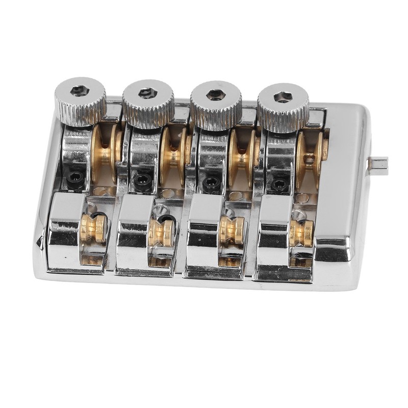 4 String Headless Electric Bass Bridge Zinc Alloy Brass Bridge