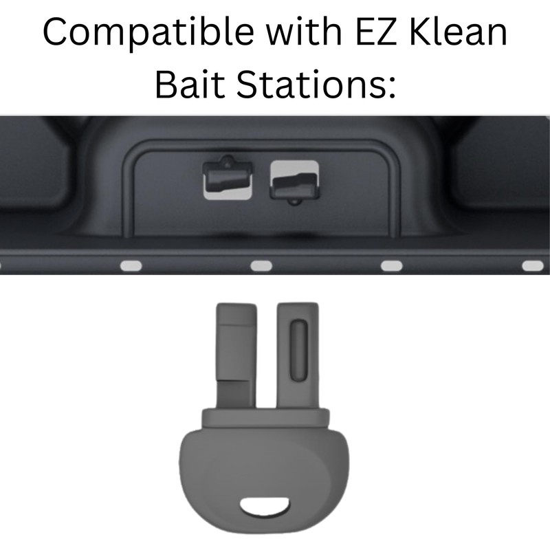 Key for EZ Klean Rat Bait Stations and Exterminators Choice