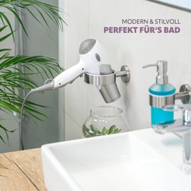 Piazza Bathroom Range Hairdryer Wall Mounting High quality Stainless Steel