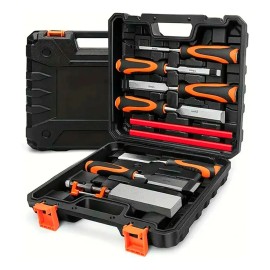 Juego Cincel Madera Tallado Carpintero Formon Gubia Kit 10pz